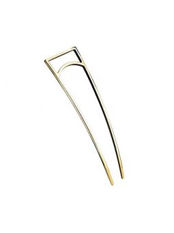 Geometric Gold Plated Metal Hair Stick